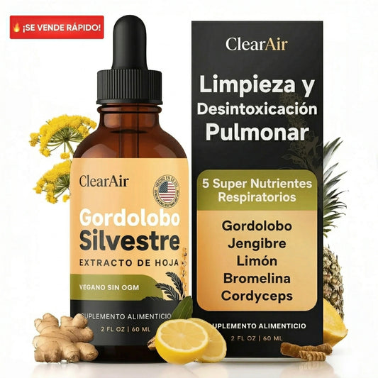 Gotas ClearAir — Limpieza Pulmonar Para Fumadores