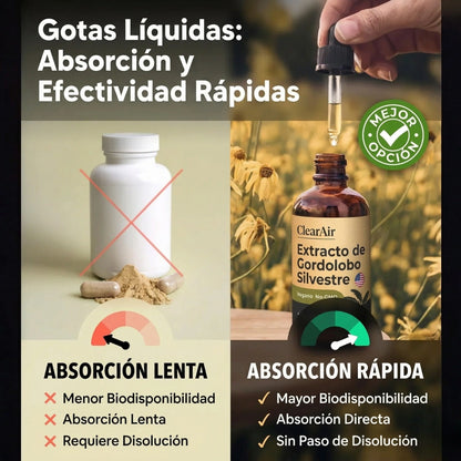 Gotas ClearAir — Limpieza Pulmonar Para Fumadores