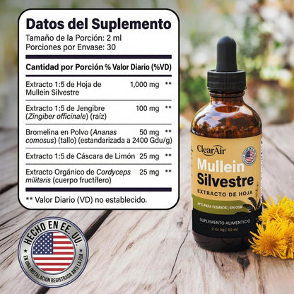 Gotas ClearAir — Limpieza Pulmonar Para Fumadores